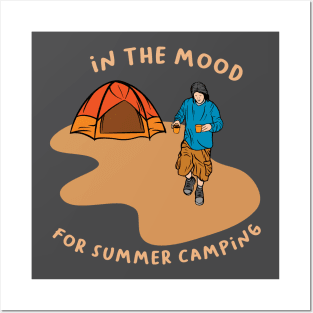 Summer Camping Posters and Art